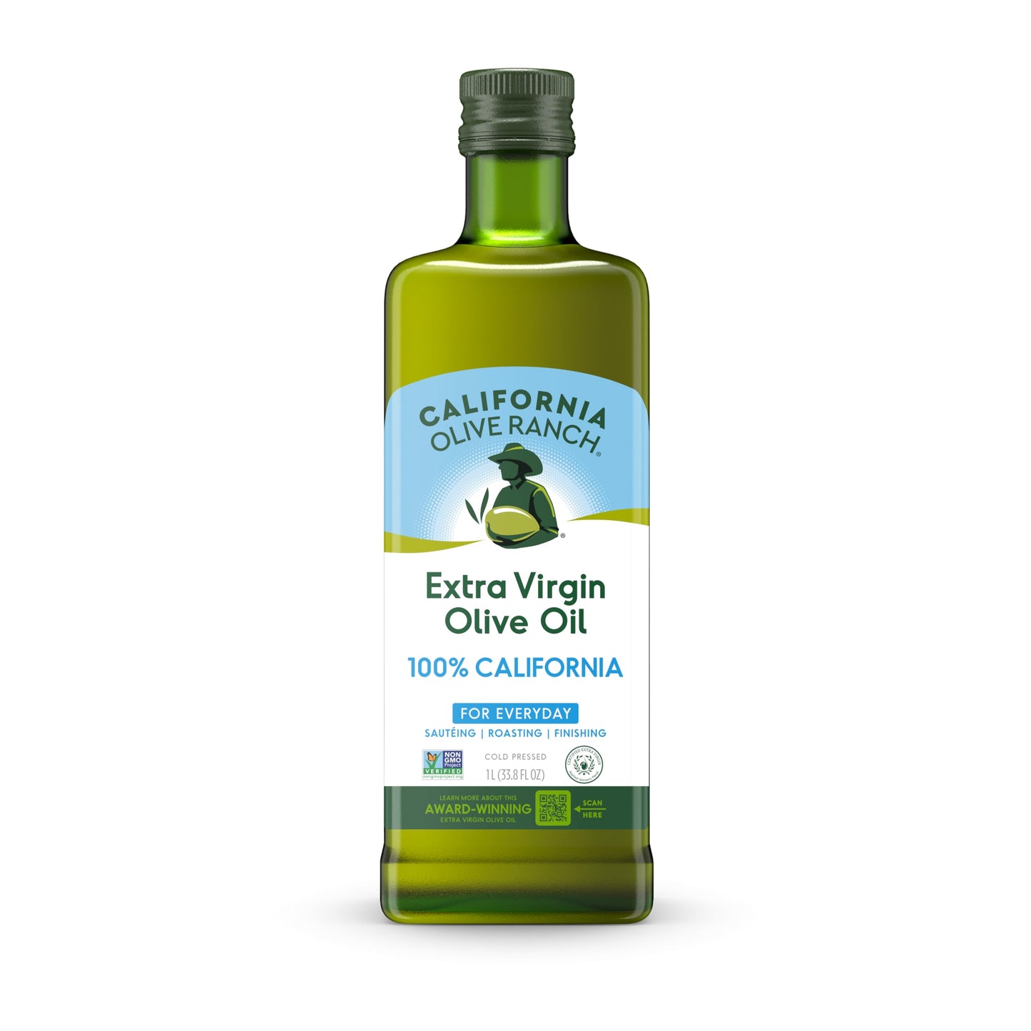 California Olive Ranch, 100% California Extra Virgin Olive Oil, 1L (Pack of 6)