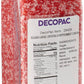 DECOPAC Red and White Peppermint Crystals, Festive Candy Sprinkles, 33oz, Fancy Sprinkles in Handheld Container, Edible Christma
