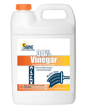 30% Concentrated Vinegar Gallon - Makes 6 Gallons Of Finished Solution - For Home And Outdoor Use - Concentrated All Purpose Vin