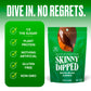 SkinnyDipped Mocha Splash Almonds, Healthy Snack, Plant Protein, Gluten Free, 3.5 oz Resealable Bags, Pack of 5