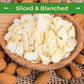 Sincerely Nuts - Raw Blanched Sliced Almonds | 2 Lb. Bag | Delicious Guilt Free Snack | Low Calorie, Vegan, Gluten Free | Gourme