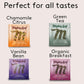 Mighty Leaf Organic Tea Sampler - 40 Count Silken Tea Bags - 8 Assorted Flavors Gift Box