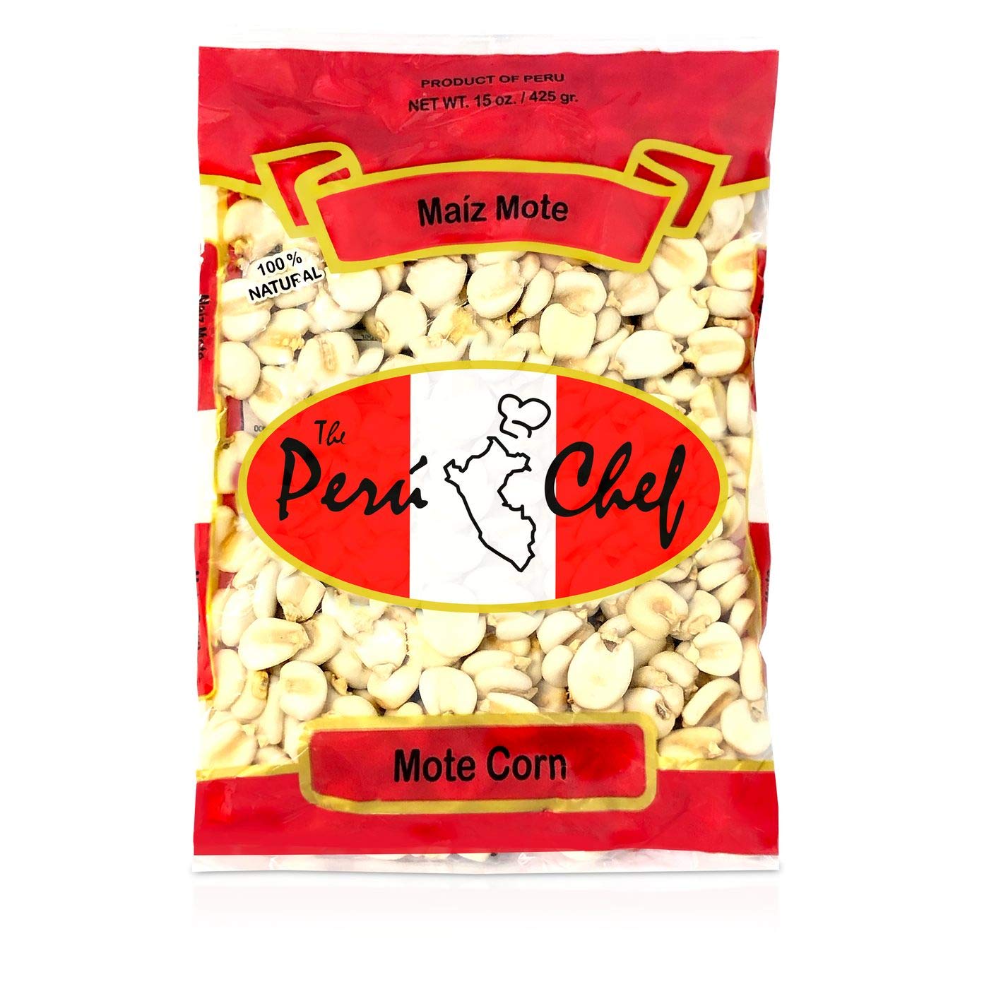 Peruchef Maiz Mote Pelado Peruano | Mote Corn 3 Pack