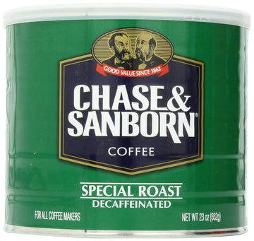 Chase & Sanborn Coffee  Special Roast Decaf Ground Coffee  Medium Roast  23 Ounce