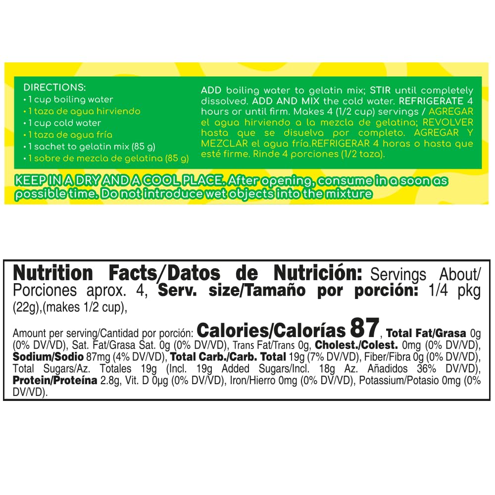 Festy Pineapple Gelatin Dessert Mix, 3 Oz