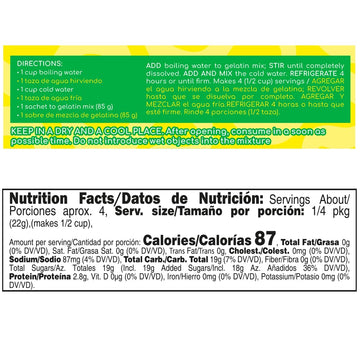 Festy Pineapple Gelatin Dessert Mix, 3 Oz