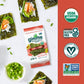 Gimme Seaweed - Chili Lime - 6 Count - Organic Roasted Seaweed Sheets - Keto, Vegan, Gluten Free - Great Source Of Iodine & Omeg