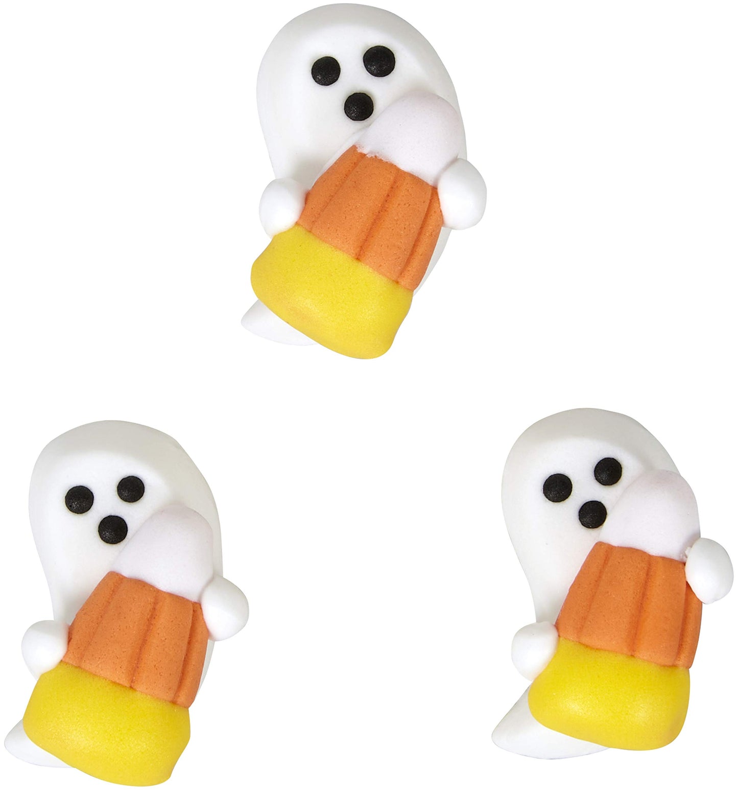 Wilton Food Items Royal Icing Decor Cndy, Ghost With Candy Corn