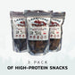 Carnivore Crisps Beef Liver Snacks - Keto & Diet Approved, 3 Pack (1.5 oz each), 12g Protein per Serving, Made with Redmond Real Salt
