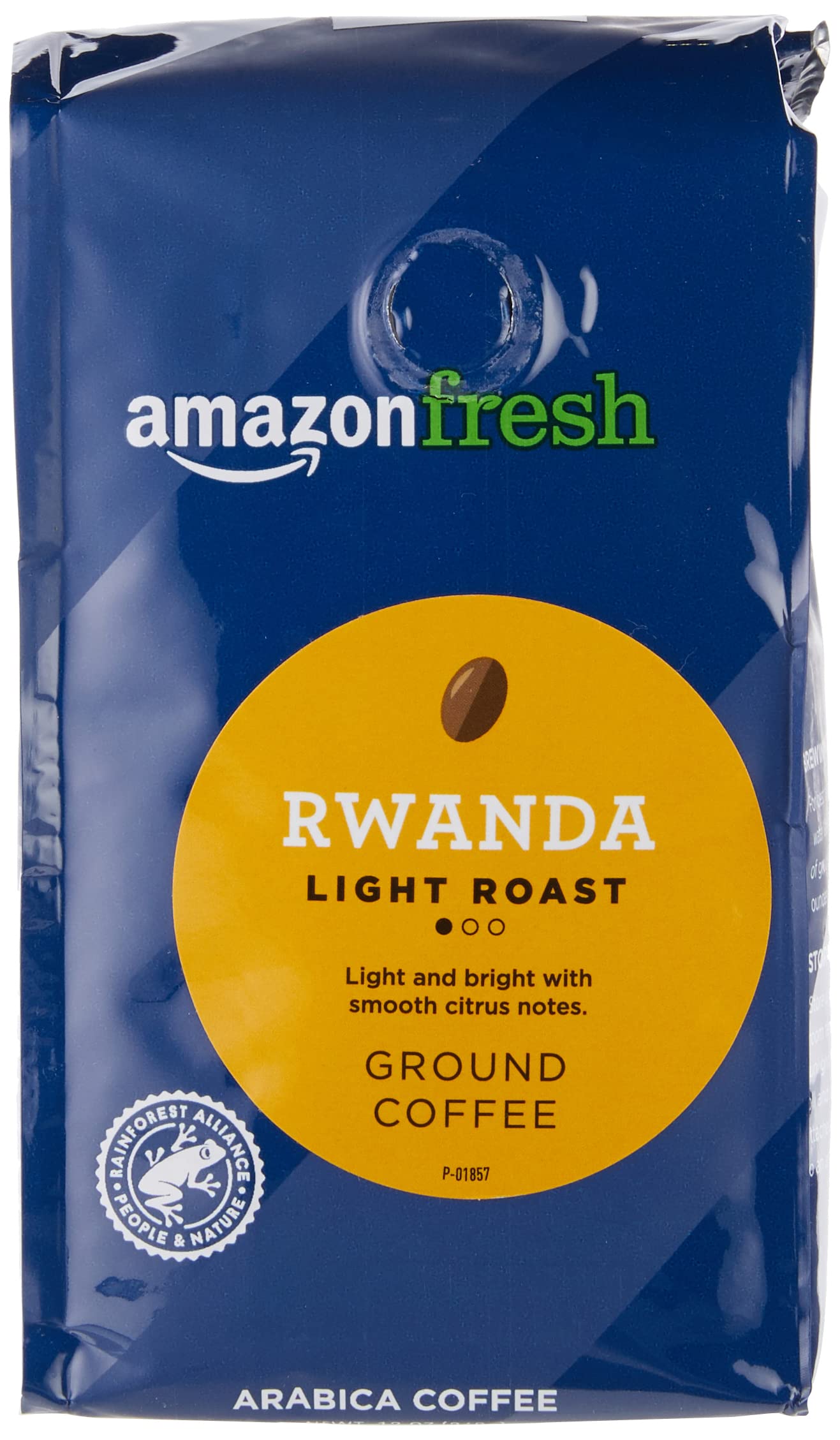 Amazon Fresh Ground Coffee, Light Roast, 12 Ounce, Pack of 1