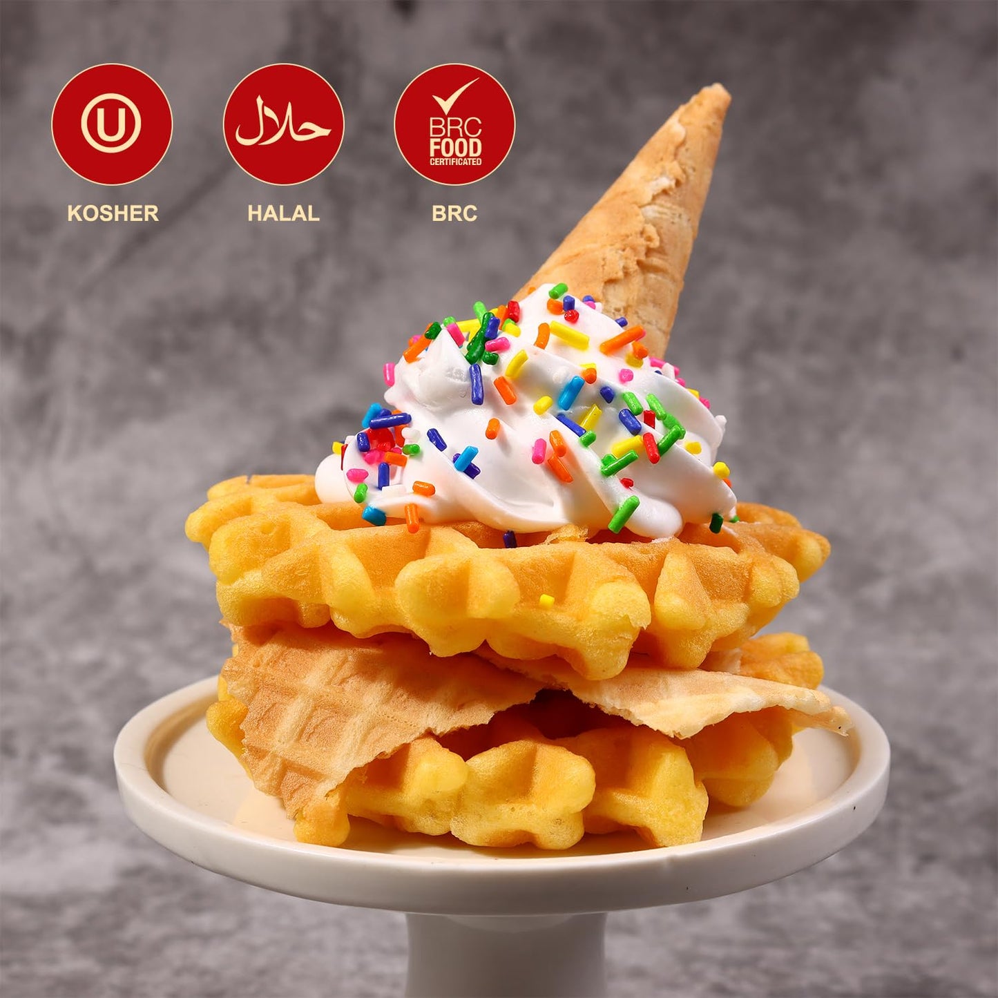 Sprinkles For Cake Decorating, Cookies, Ice Cream, Cupcake Topper, 6 Packs Rainbow Jimmies Sprinkles, Sugar Candy Of Assorted Sp