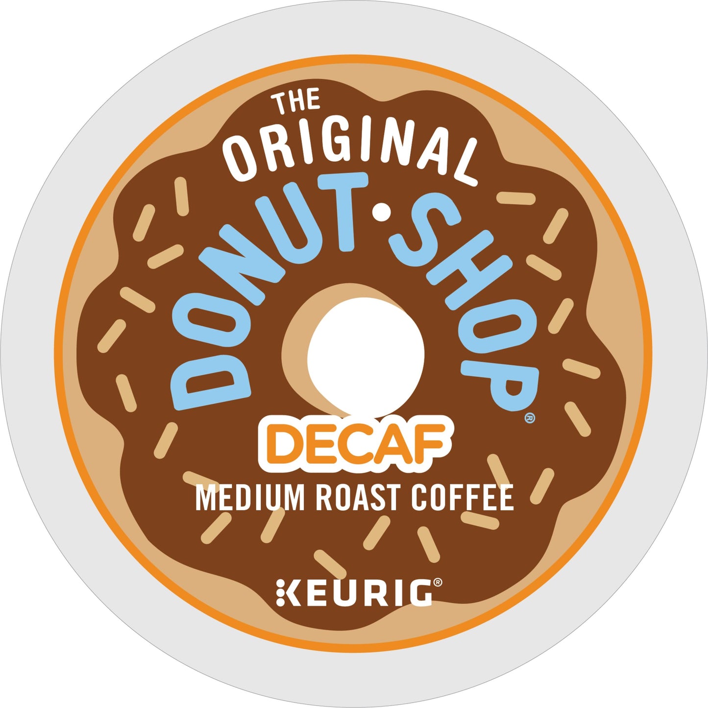 Keurig The Original Donut Shop Decaf Medium Roast Coffee K-Cup Pods, 72 Count, 12 Count (Pack of 6)