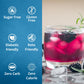 Syruvia Sugar Free Blackberry Syrup With Syrup Pump Dispenser - Blackberry Syrup Flavor, 25.4 Fl Oz - Perfect For Cocktails, Ice