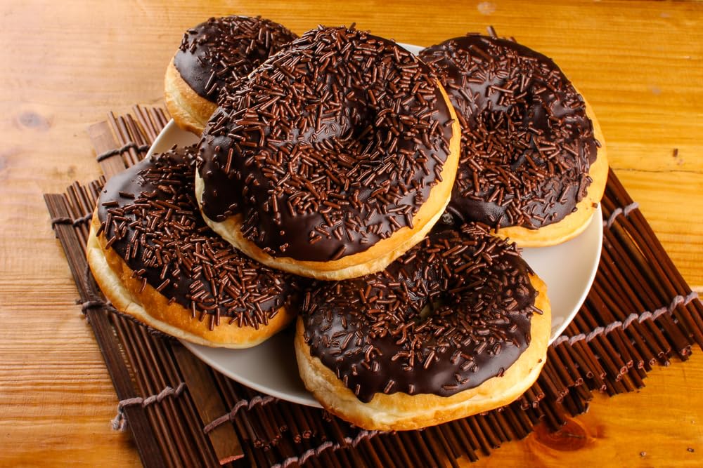 A Great Surprise Chocolate Sprinkles - 2.2 Pounds - Chocolate Jimmies for Ice Cream - Toppings for Baking, Cake Decorating, Cook