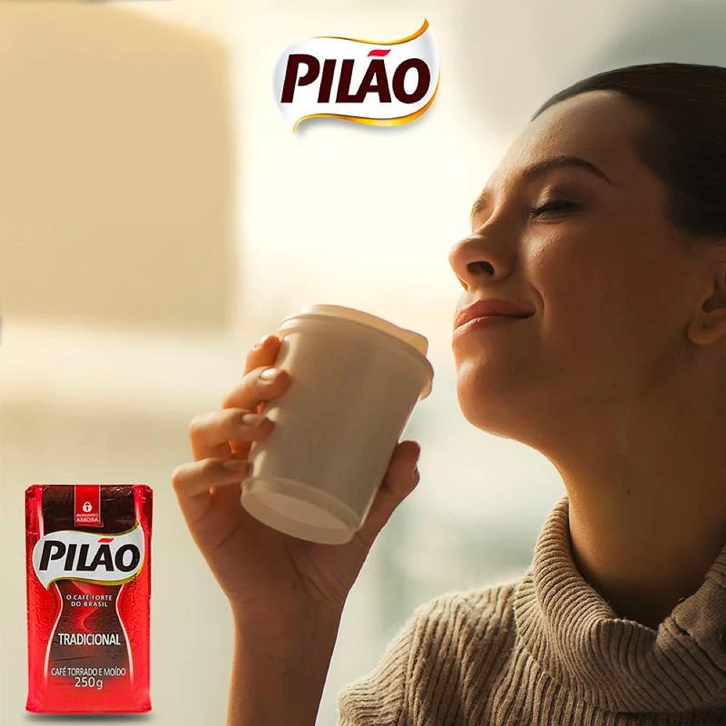 Coffee Rost and Ground - Caf   Torrado e Mo  do- Pilao 8.8oz. 250g - GLUTEN-FREE - PACK OF 08