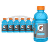 Gatorade Thirst Quencher, Cool Blue Flavor, 12 Fl Oz, Pack of 12, Light Blue