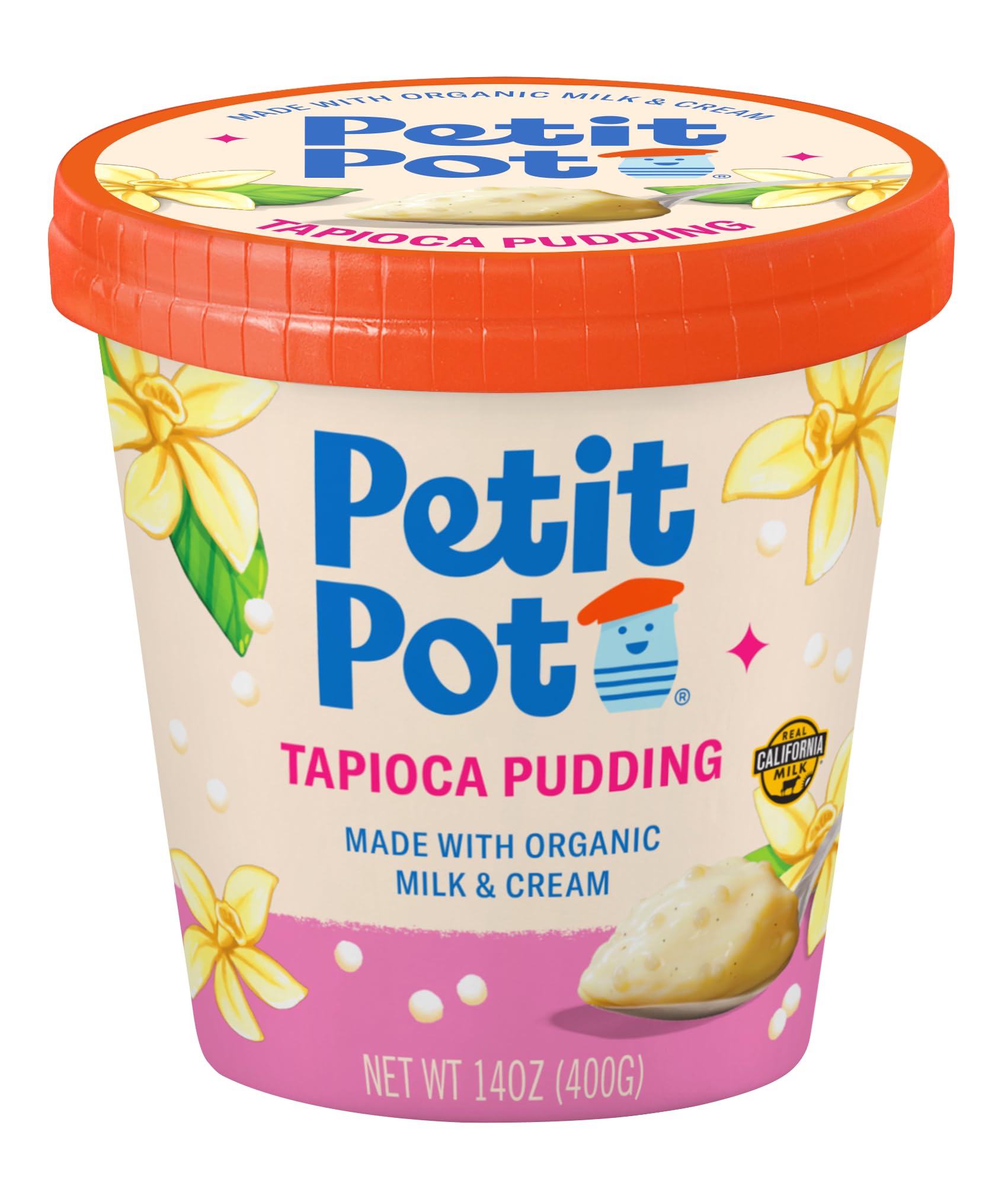 Petit Pot Organic Tapioca Pudding - 14 oz - Made with Milk and Cream