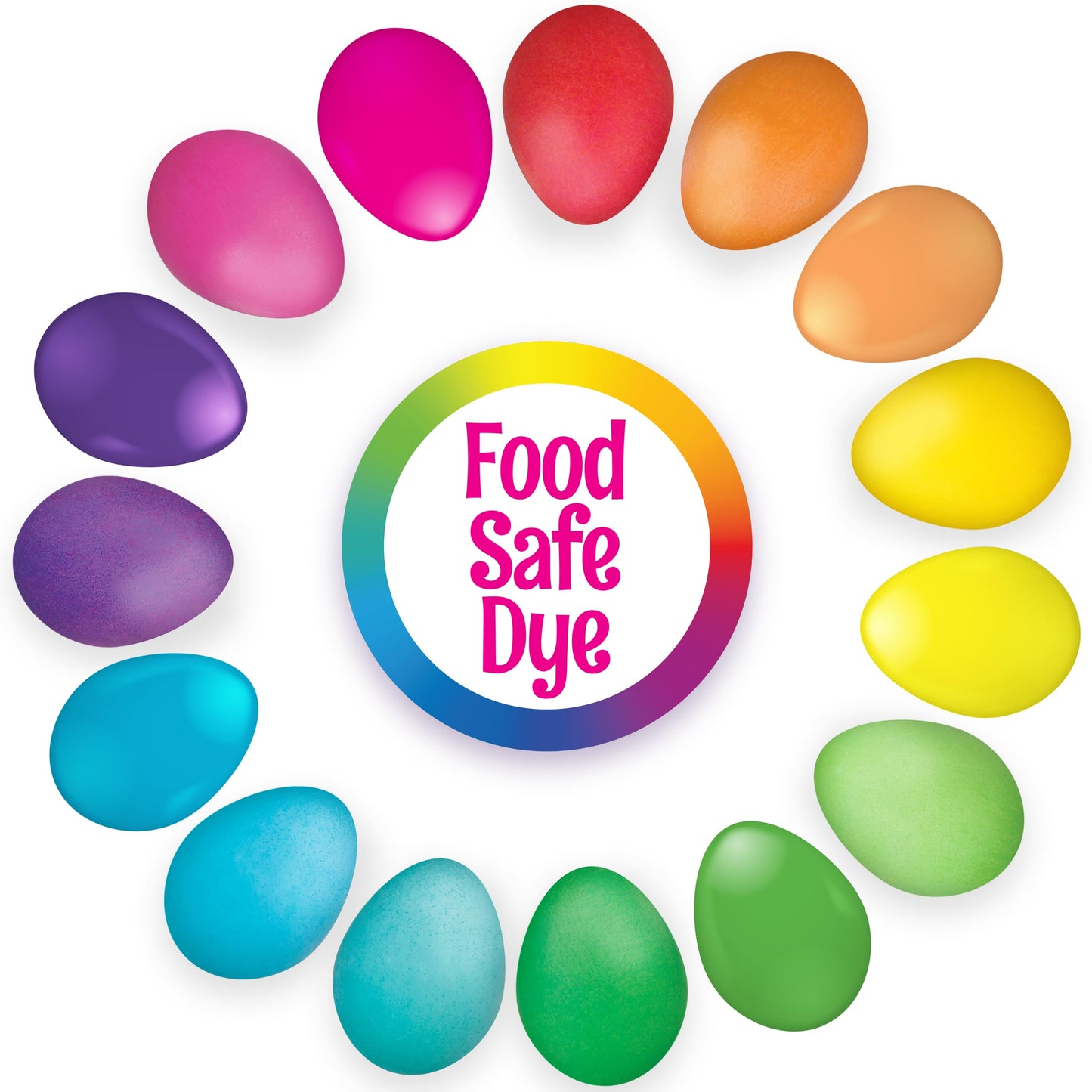 Paas Easter Egg Decorating Bundle, Includes 1 Deluxe Kit, 1 Tie Dye Egg Dying Kit, And Paas Whiskers For Easy Egg Dying, Food Sa
