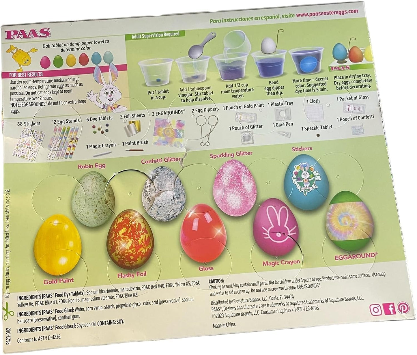 PAAS Easter Egg Decorating Kit - Gold, Medium Size - Americas Favorite Decorating Tradition