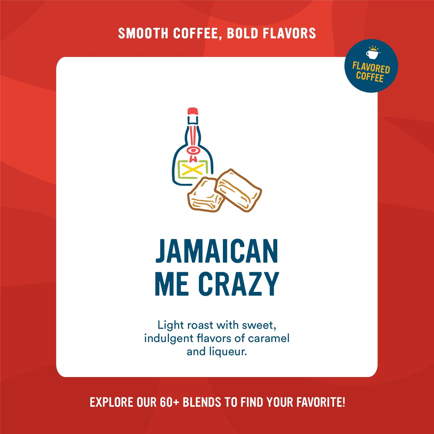 Cameron s Coffee Roasted Ground Coffee Bag, Flavored, Jamaican Me Crazy, 12 Ounce, Pack of 6 - NEW