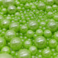Edible Light Green Sugar Pearls Sprinkles Candy Mix Size Pearls Cake Decorations Cupcake Toppers Decorating Perfect For Wedding