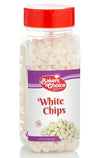 White Chocolate Flavored Chips Non Dairy, Kosher 9 ounce. Bakers Choice.
