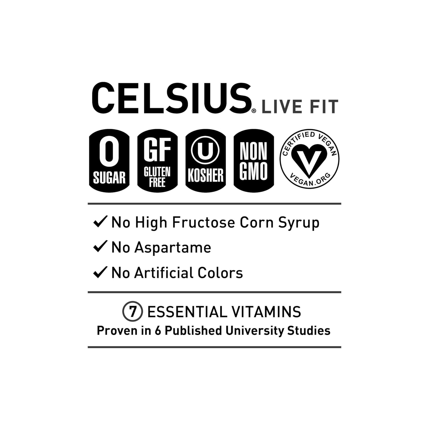 CELSIUS Sparkling Spritz Vibe Limited Edition  Sugar Free Energy Drink  12 Fl Oz (Pack of 12)