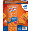 Lance Toast Chee Peanut Butter Sandwich Crackers, 5g Protein, 40 Packs, 6 Crackers per Pack 1 Box