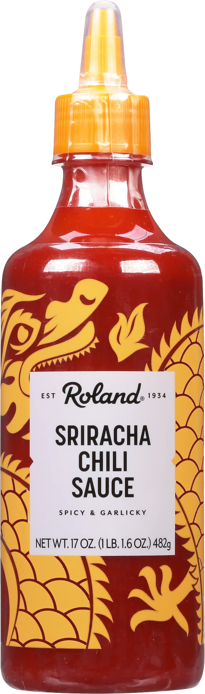 Roland Foods Sriracha Chili Sauce, 17 Ounce Bottle, Pack Of 6