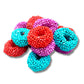 Cosmic Gummy Rings - Gummy Rings With Crunchy Candy Coating - 5.5 oz Peg Bag Gift By Lyzas Sweets & Treats