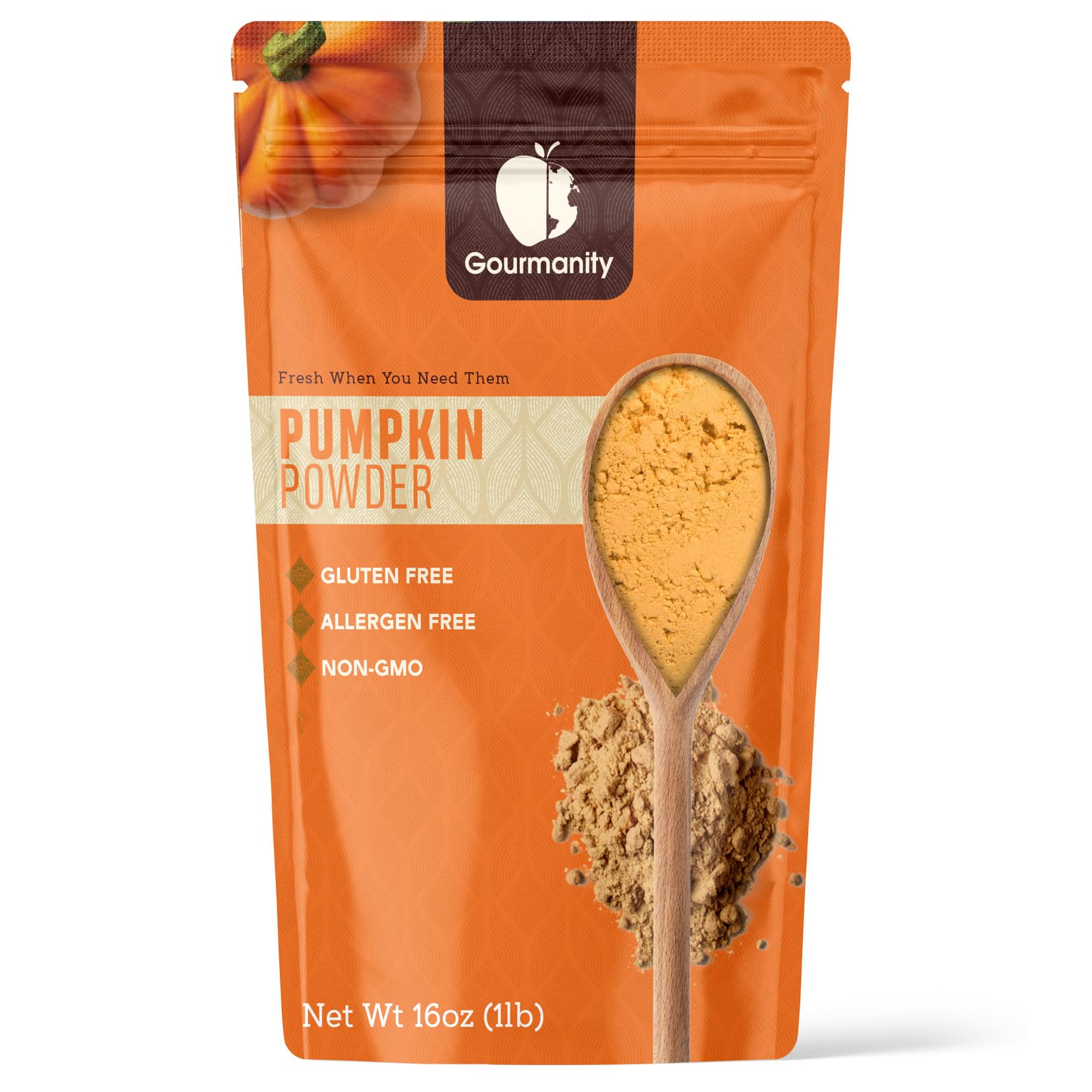 Gourmanity Pumpkin Powder For Cooking And Baking, Pumpkin For Dogs And Cats, Aids Digestion, High In Fibre, Dehydrated Pumpkin,