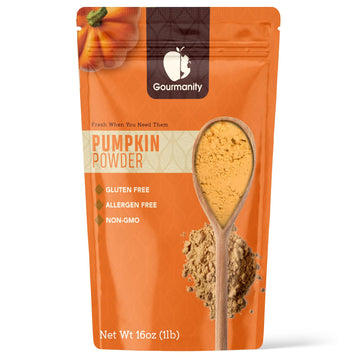 Gourmanity Pumpkin Powder For Cooking And Baking, Pumpkin For Dogs And Cats, Aids Digestion, High In Fibre, Dehydrated Pumpkin,