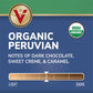 Victor Allens Coffee Organic Peruvian Medium Roast Single Serve Pods 80 Count for Keurig K-Cup malt-inspired Brown