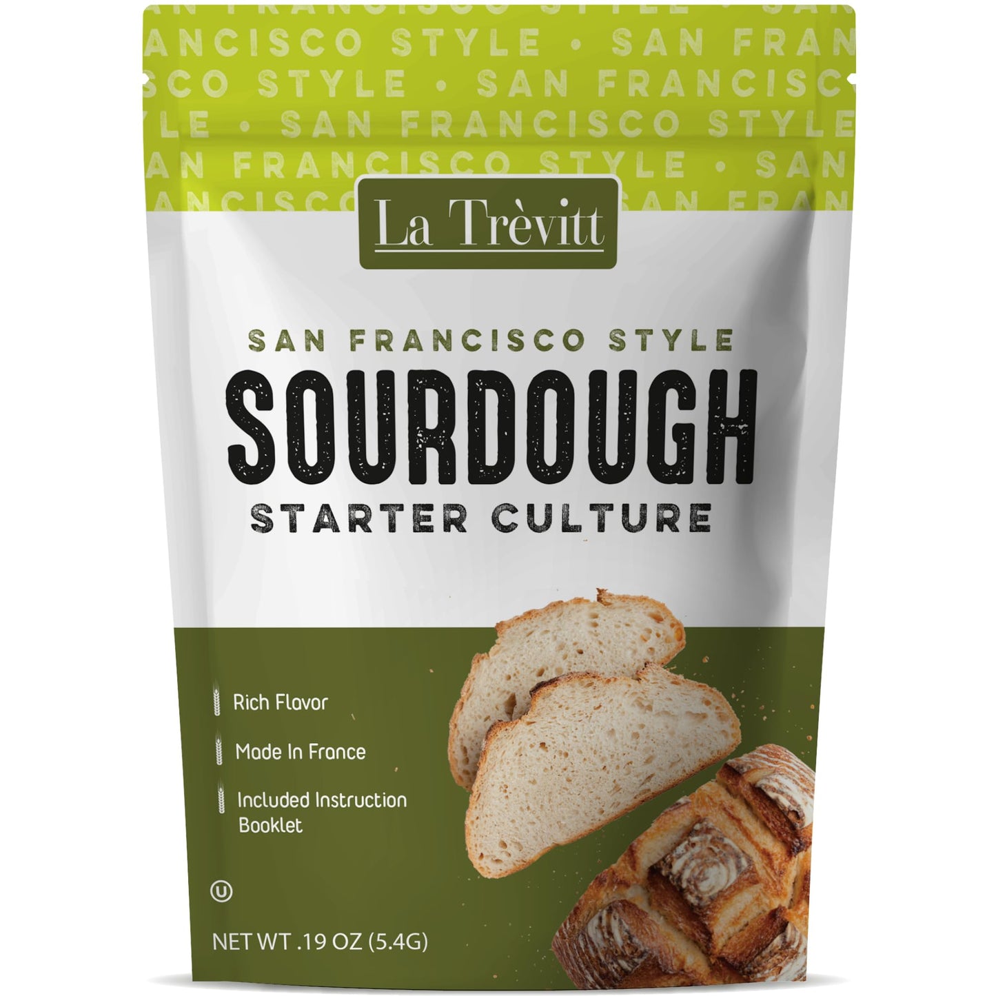 Sourdough Starter Culture San Francisco Style - Homemade Artisan Bread - Fast Activating Sourdough Starter Culture - Dehydrated 