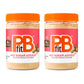 PBfit Peanut Butter Powder, No Sugar Added, 26 Ounce (Pack of 2)
