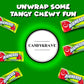 CandyKrave Airheads Candy Mini Bars, Watermelon Flavor, Chewy Taffy, Gluten Free, 2 lbs (80 Pieces), Individually Wrapped