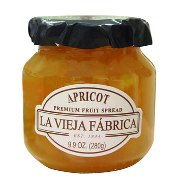 Mario Camacho La Vieja Fabrica Apricot enhanced Fruit Spread  9.9 Fl Ounce (Pack of 8)
