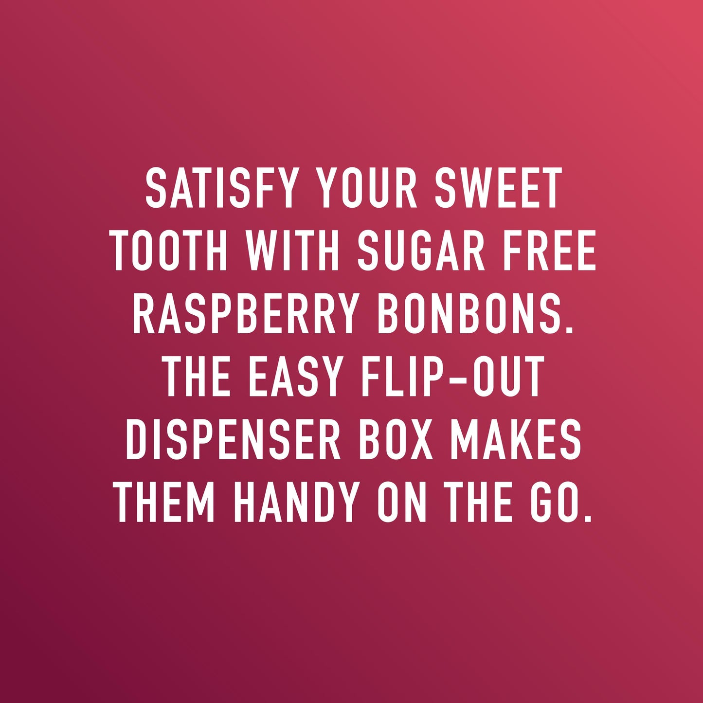 Swiss Imports Sugar Free Bonbons Hard Candy Drops, Raspberry, 17.6 Oz/ 500G Bocca Box With 200 Individually Wrapped Pieces