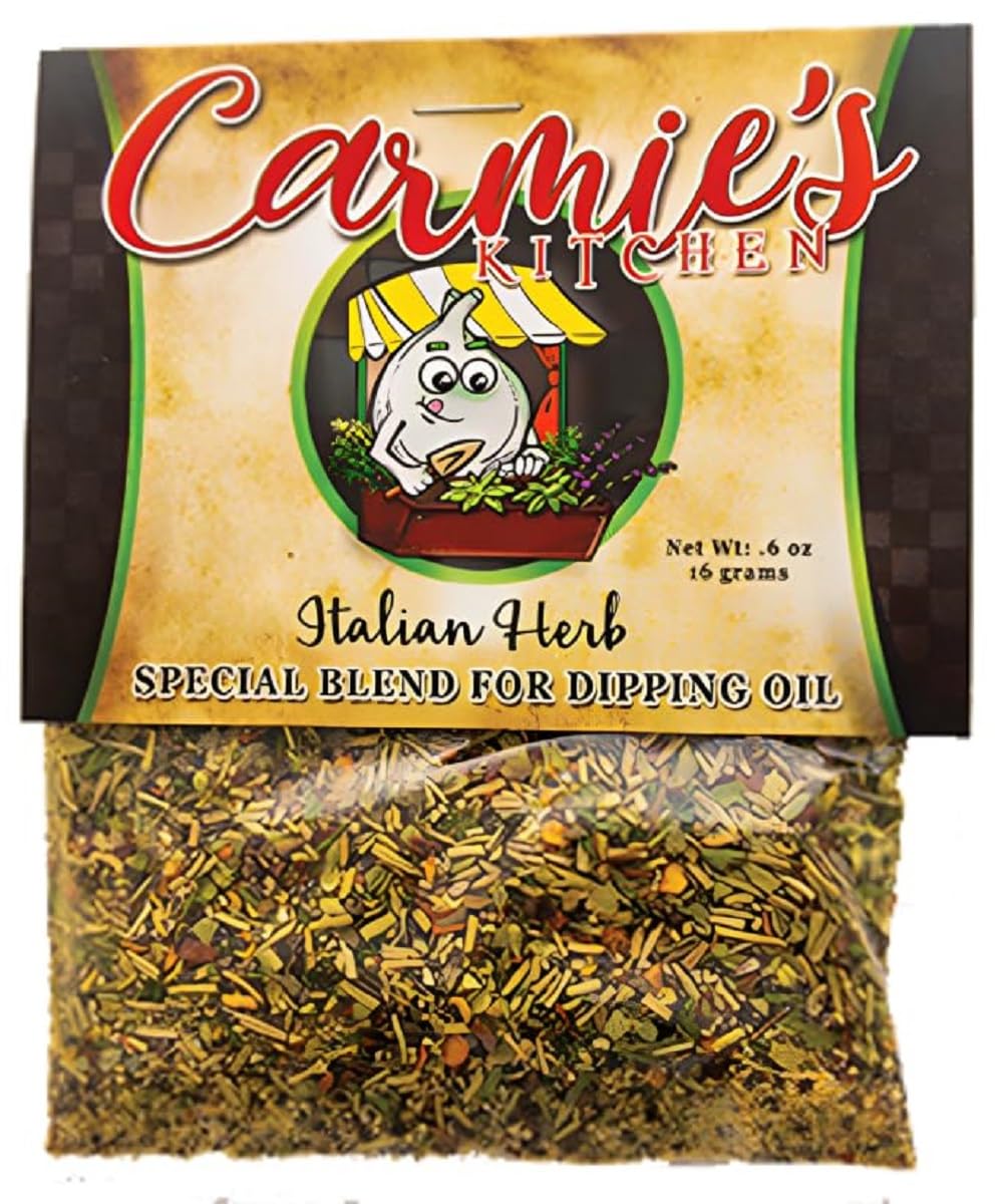 Carmies Kitchen Bread Dipping Oil Mix, Italian Herb, .6 Ounce