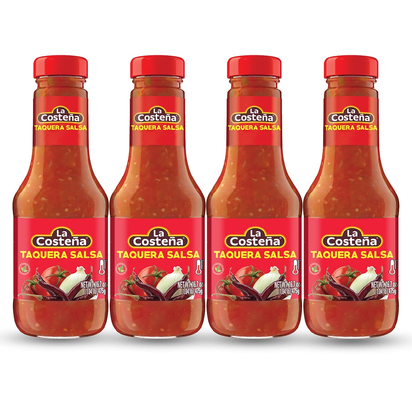 La Costena Glass Salsa Taquera 16 oz
