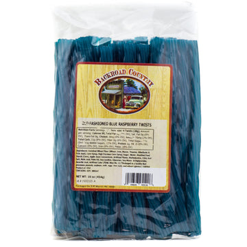 Backroad Country Blue Raspberry Licorice Twists 1 Pound (Pack Of 2)