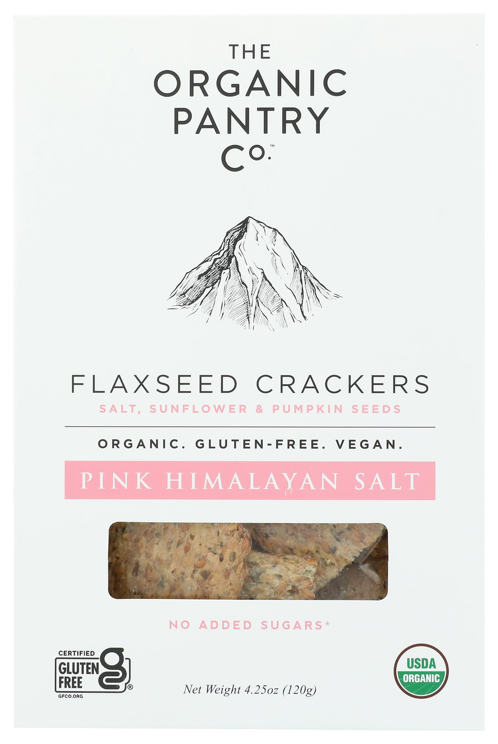 Organic Himalayan Salt Flaxseed Crackers, 4.25 OZ