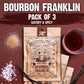 Righteous Felon Beef Jerky - spirit-inspired flavor Franklin Flavor - Low-Sugar, High-Protein - 2 Ounces Each, Pack of 3