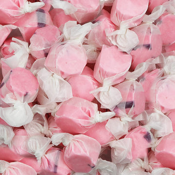 Gourmet Soft and chewy Salt Water Taffy Candies - Individually Wrapped - Bulk bags (Red Cherry, 5 Pound (Pack of 1))