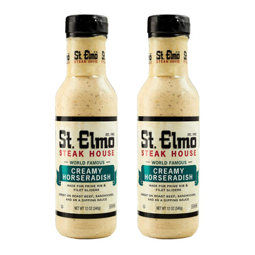 St. Elmo Steak House Creamy Horseradish, Great With Steaks And Other Meats (2 Pack)