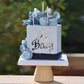 Acrylic Alphanumeric Cake Decoration Diy Cupcake Decoration Silver A-Z Alphanumeric Mirror Silver 0-9 Cake Decoration Pick Perso