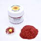 Christmas Holiday Red Cake Glitter Pigment | Shiny Bright Redd Cake Glitter 5G Jar | Decoration Dust For Cake Decorating, Diy, C