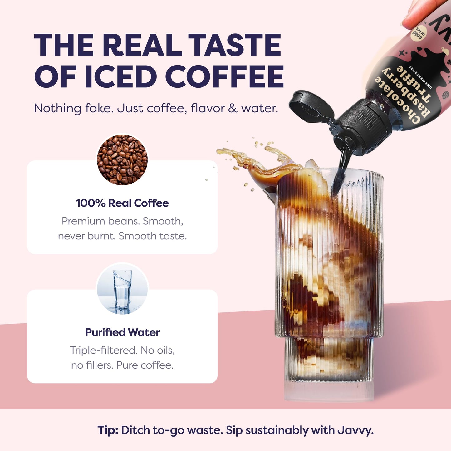 Coffee Concentrate - Limited Release Flavors - Cold Brew Coffee  Perfect for Hot or Iced Instant Coffees  Hot Drinks  Cold Brew Concentrate  35 Servings - Chocolate Raspberry Truffle