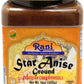 Rani Star Anise Powder (Badian Khatai) Ground Spice 14oz (400g) PET Jar ~ All Natural | Gluten Friendly | NON-GMO | Kosher | Veg