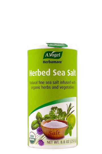 A. Vogel Herbamare Original Natural Fine Sea Salt with Organic fresh herbs and vegetables, 8.8-Ounce Containers (Pack of 2)
